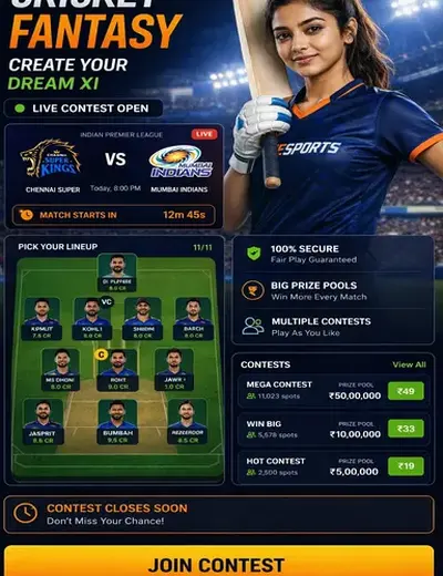 Kalyan (kalyan) fantasy cricket & matchday visual 3